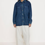 Boyfriend Shirt - Washed Denim