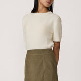Classic Mini Skirt - Olive Corduroy