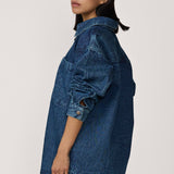 Boyfriend Shirt - Washed Denim