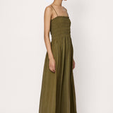 Strappy Bodice Dress - Olive Branch