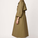 Marin Trench Coat - Olive Branch