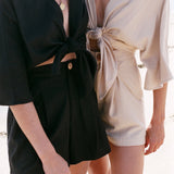 Oliver Raw Silk Short