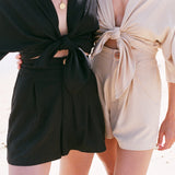 Oliver Raw Silk Short