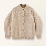 Cusco Shell Cardigan in Graham Cracker