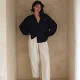 Lena Silk Canvas Pant