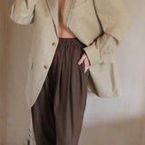 Lena Silk Canvas Pant