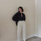 Lena Silk Canvas Pant