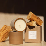 Palo Santo, Juniper, & Cedarwood Soy Candle
