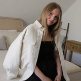 Maddox Woven Silk Chore Coat