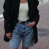 Skyler Woven Silk Blazer