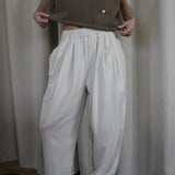 Lena Silk Canvas Pant