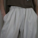 Lena Silk Canvas Pant