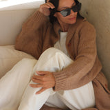 Martie Knitted Suri Alpaca Coat