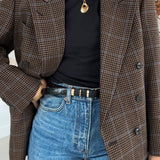 Reworked Vintage Button-Back Blazer, No. 27