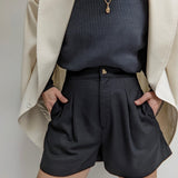 Oliver Raw Silk Short