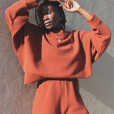 Chloe Rippled Cotton Short