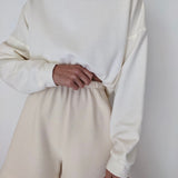 Chloe Rippled Cotton Short