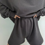 Chloe Rippled Cotton Short