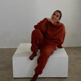 Franklin Rippled Cotton Sweatpant