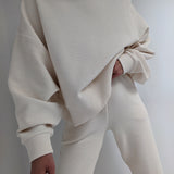 Margot Rippled Cotton Cropped Sweatshirt