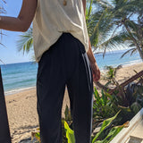 Lena Silk Canvas Pant