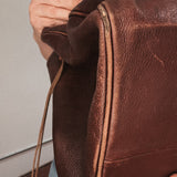 Vintage Ape Regina leather bucket bag. Made in Italy