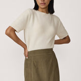 Classic Mini Skirt - Olive Corduroy