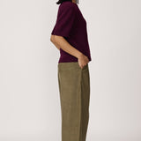 Boyfriend Pant - Olive Corduroy