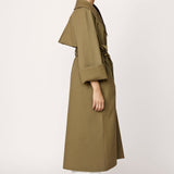 Marin Trench Coat - Olive Branch
