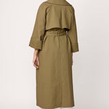 Marin Trench Coat - Olive Branch