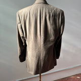 90s Lauren by Ralph Lauren brown wool blazer