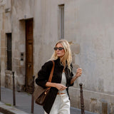 Maddox Woven Silk Chore Coat