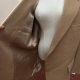 90s Claiborne Carmel Hair blazer. Made in Korea