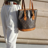 Vintage Louis Vuitton Monogram Bucket Bag