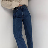 Vintage Chic Dark Wash Denim