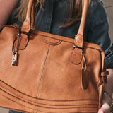 80s Jordache leather satchel