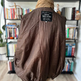 90s Italian Stone designs suede patchwork jacket
