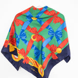Vintage 1980s Celine Silk Scarf