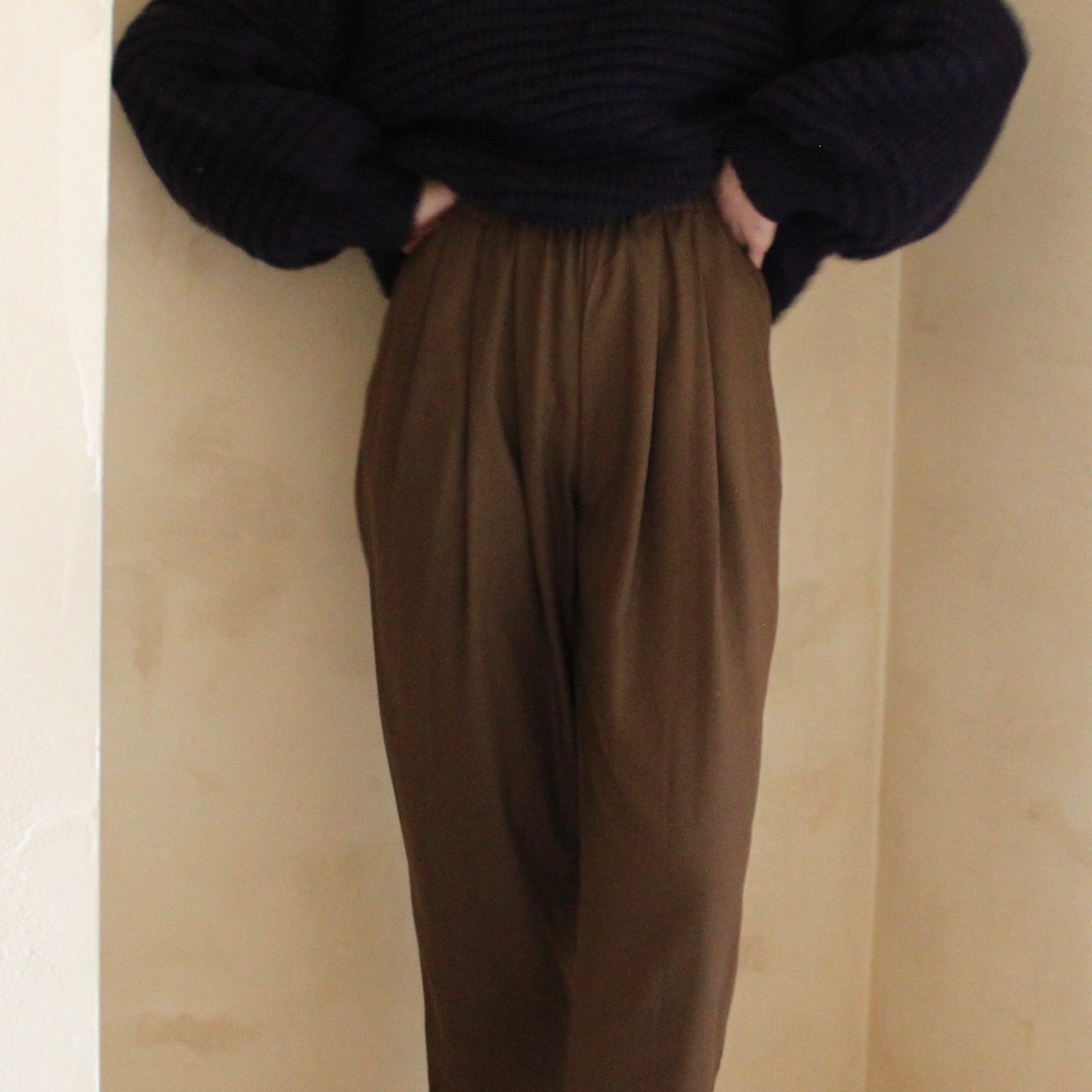 Lena Silk Canvas Pant