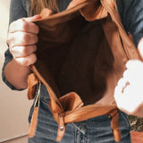 80s Jordache leather satchel