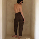Lena Silk Canvas Pant