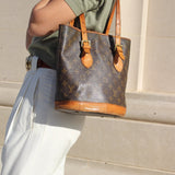 Vintage Louis Vuitton Monogram Bucket Bag