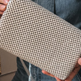 80s Cream Chain Metal clutch with snake chain clutch