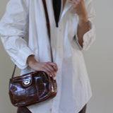 Vintage White Cotton Oxford