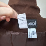90s Sag Harbor Brown wool blazer. Made in Mexico