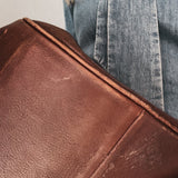 Vintage Ape Regina leather bucket bag. Made in Italy