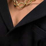 Statement Vintage Gold Link Necklace