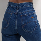 Vintage Chic Dark Wash Denim