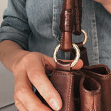 Vintage Ape Regina leather bucket bag. Made in Italy