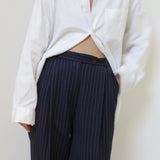 Vintage White Cotton Oxford